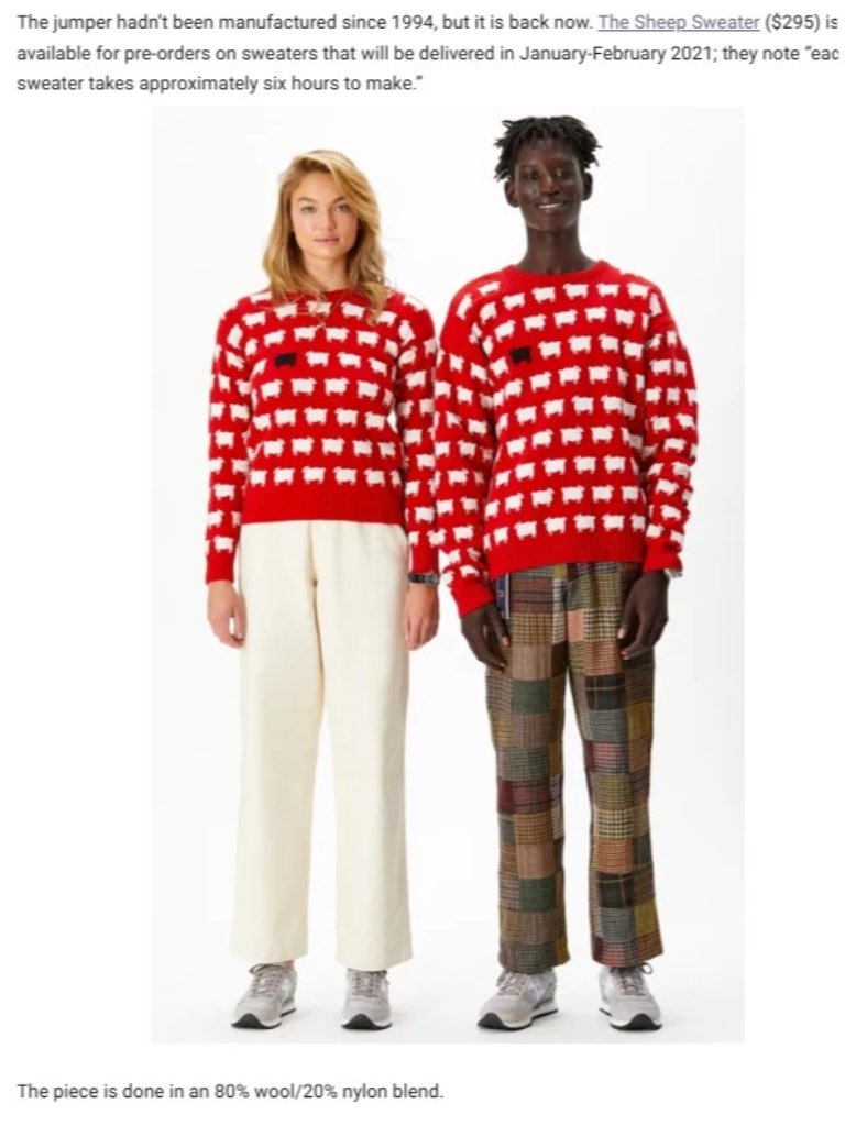 Nwt Rowing Blazer Warm & Wonderful Diana Sweater In Red Black Sheep Knit S — image 6 of 6